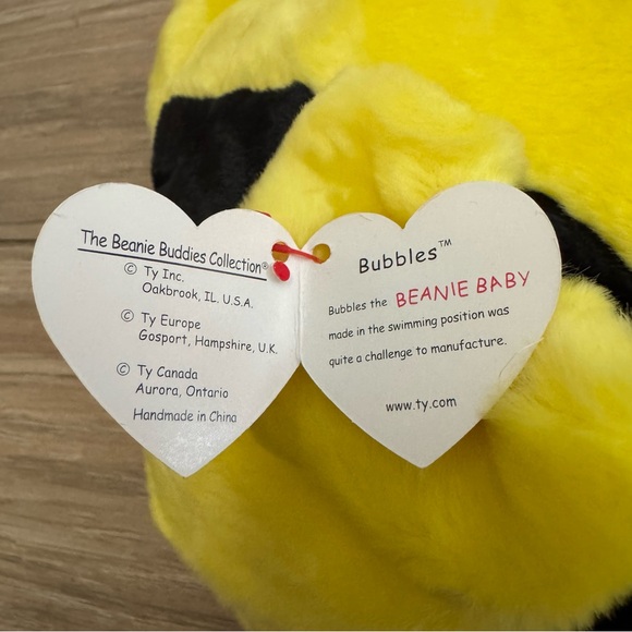 NWT Ty Beanie Buddy “Bubbles” - Picture 5 of 11